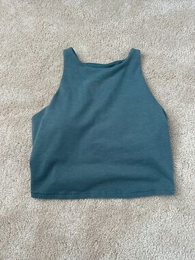 Old Navy Sleeveless Cropped Tank Top - Teal